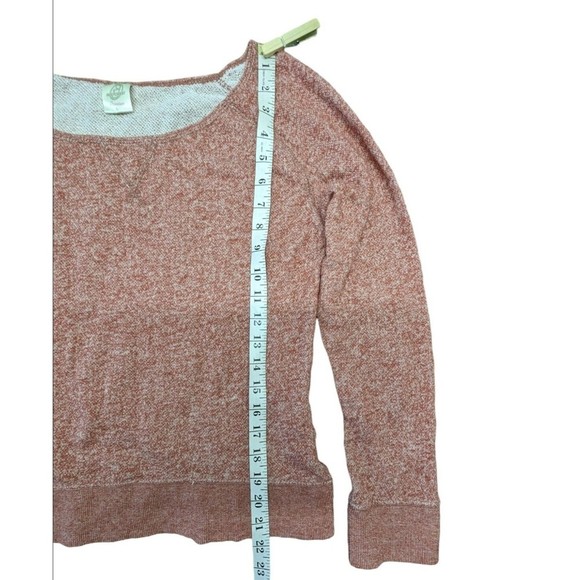 Independent Trading Co Scoop Neck Port Rose Sweater Women's Sweatshirt size L - Picture 5 of 8